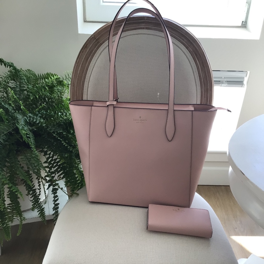 New Leather Pink Kate Spade Tote